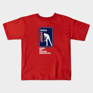 POGA-Pissed Off Golfers Association Kids T-Shirt